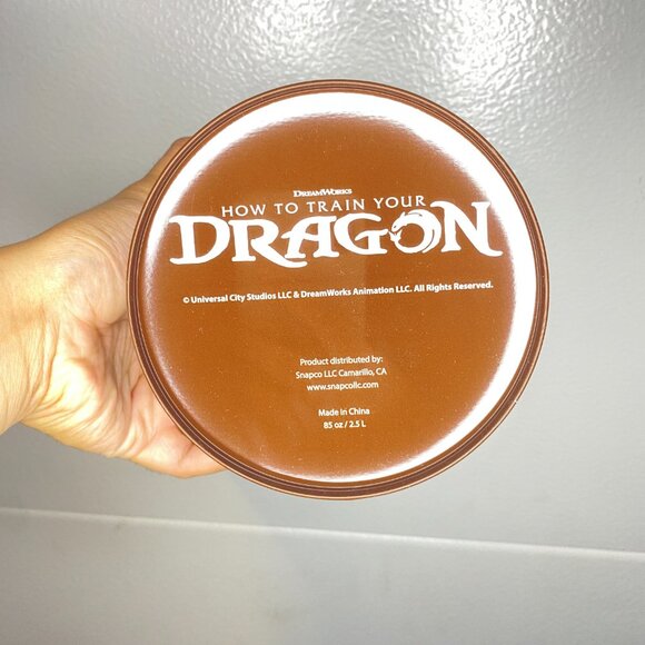 AMC How to Train Your Dragon Popcorn Tin Bucket 2025 Embossed Limited Hiccup New - Picture 6 of 9
